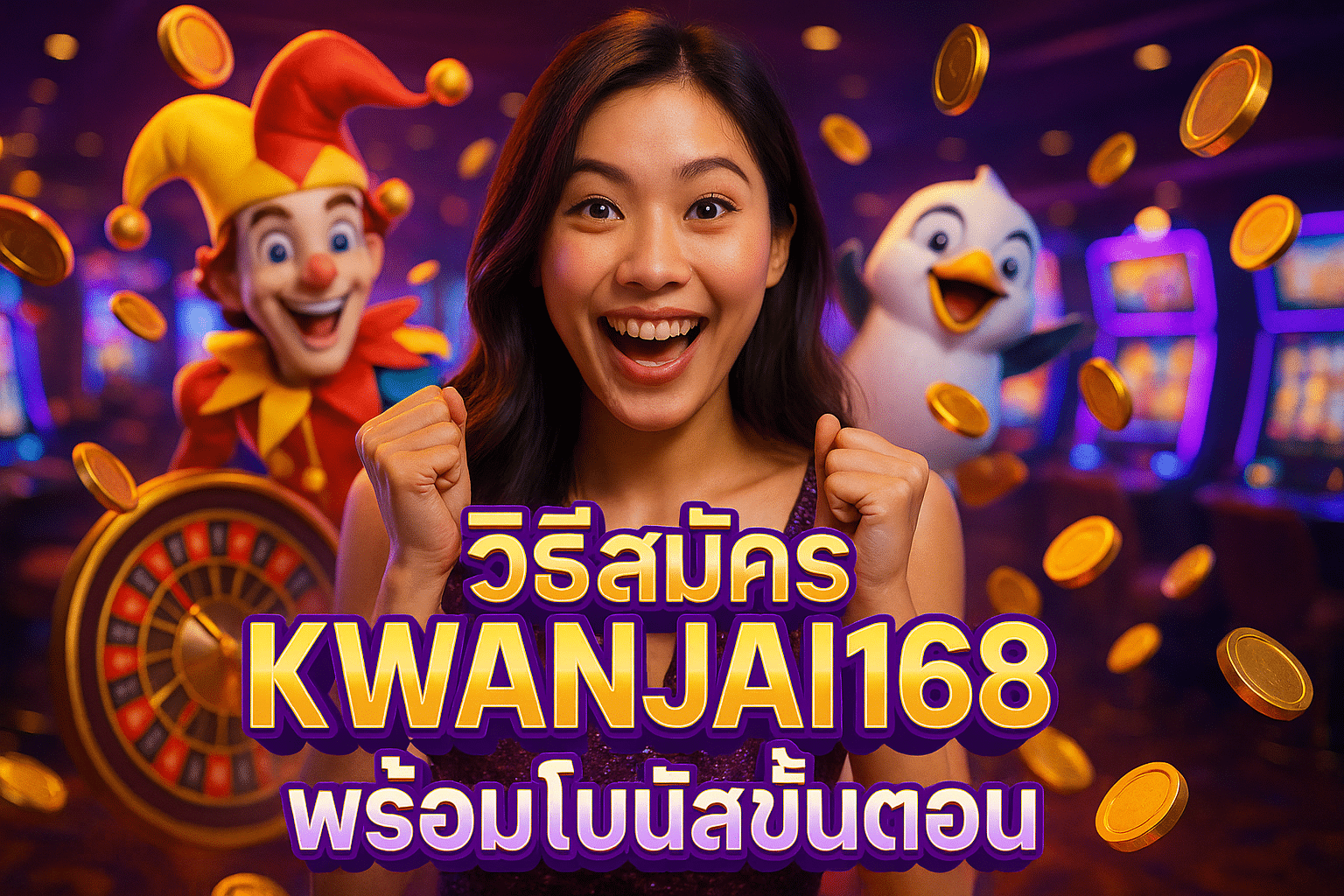 วิธีสมัคร KWANJAI168 พร้อมโบนัสขั้นตอน